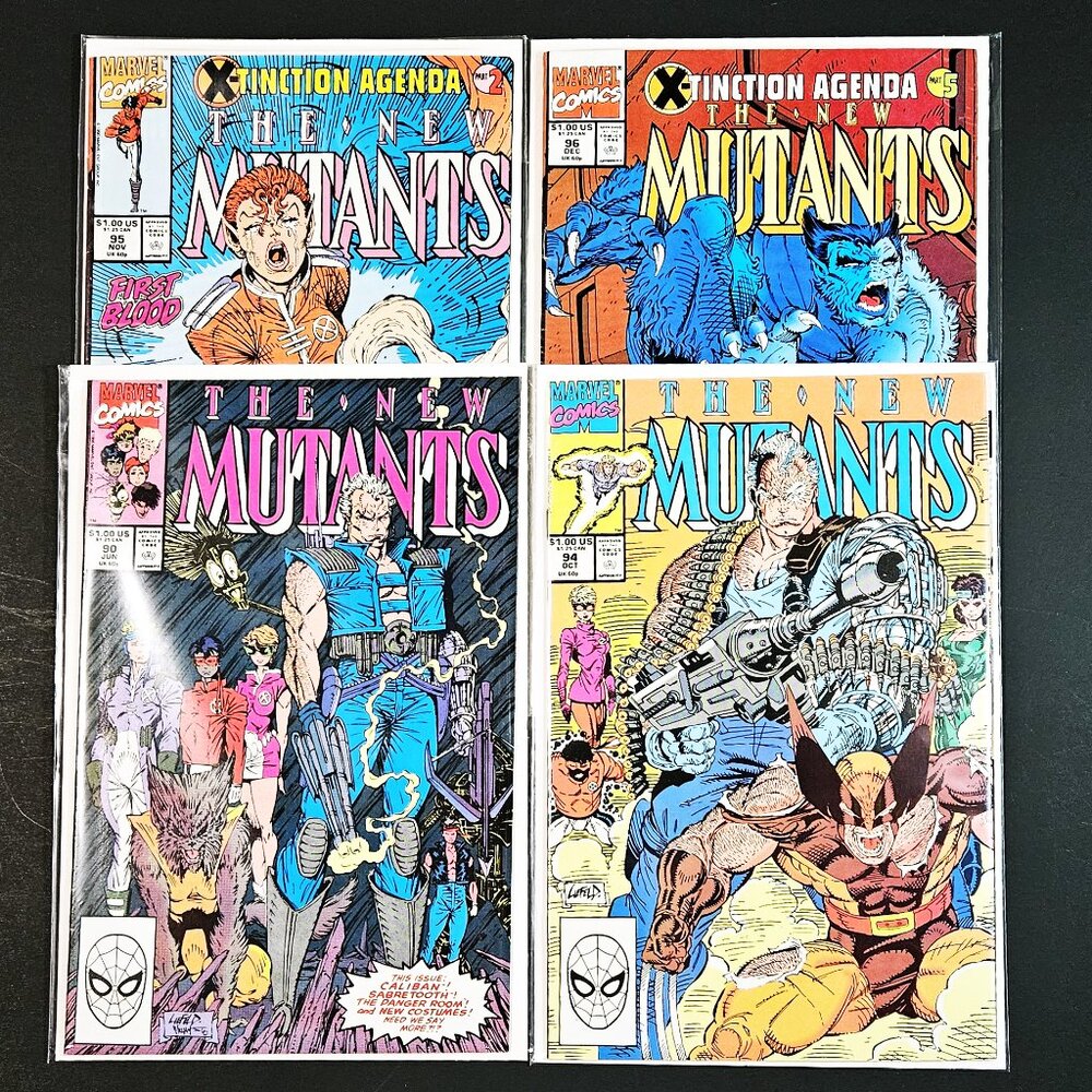 The New Mutants 90, 94-96 Vol. 1 - 4 Book Lot 🔑 issue (1990)